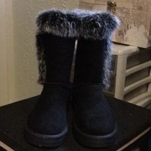 Furry boots